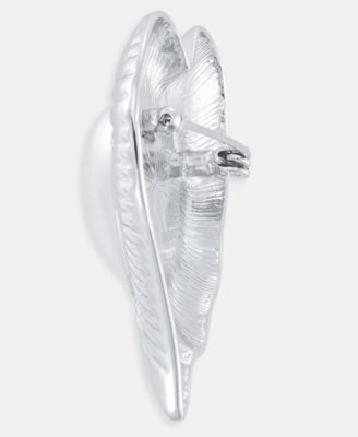 Imitation Pearl Textured Heart Pin