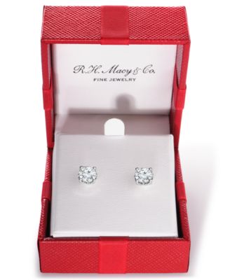 Diamond Stud Earrings (1-1/4 ct. t.w.) in 14k White, Yellow or Rose Gold 