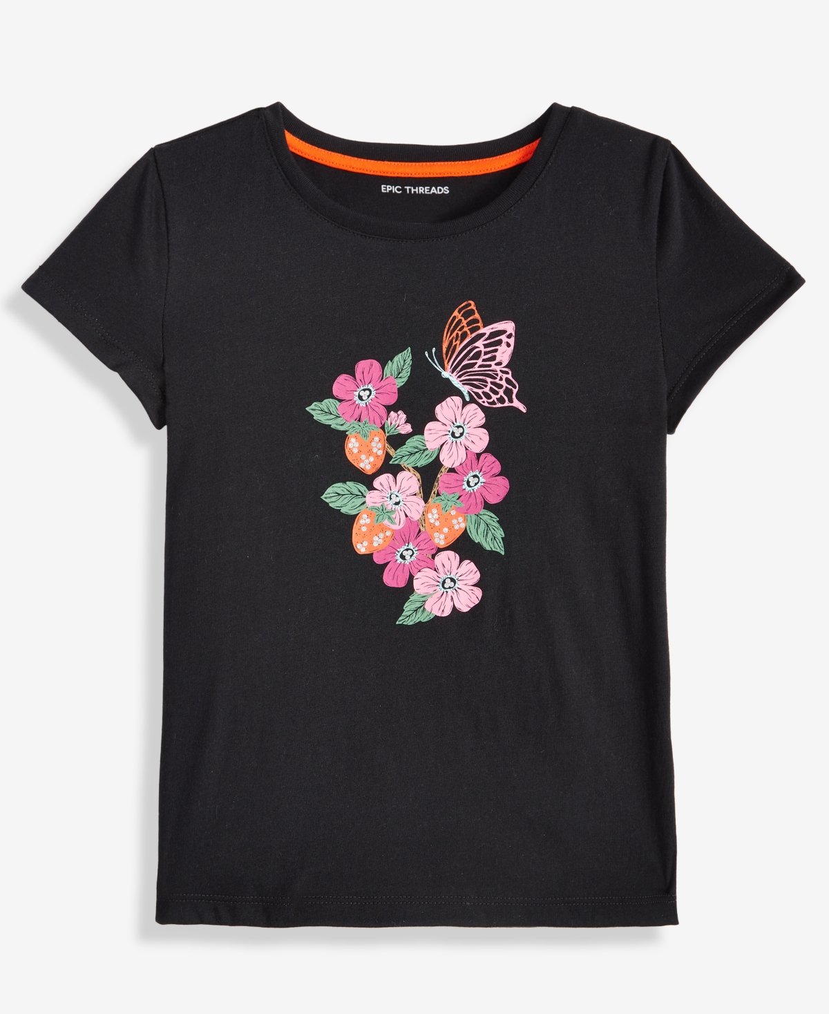 Epic Threads Girls 5-20 Floral-Graphic T-Shirt, Macy's Exclusive