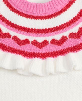 Girls 5-20 Heart Fair Isle Sweater, Macy's Exclusive