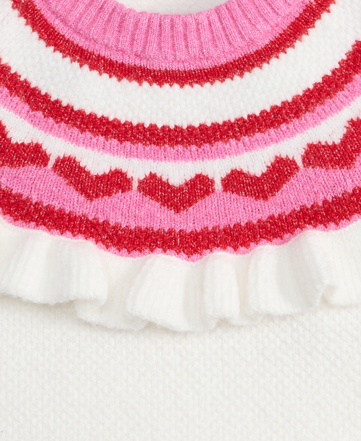 Epic Threads Girls 5-20 Heart Fair Isle Sweater, Macy's Exclusive