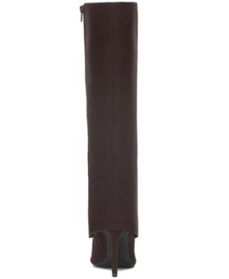 Skylar Wide-Calf Fold Over Cuffed Knee High Boots