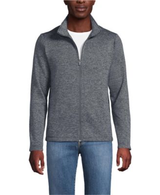 Men's Sweater Fleece Zip Front Jacket