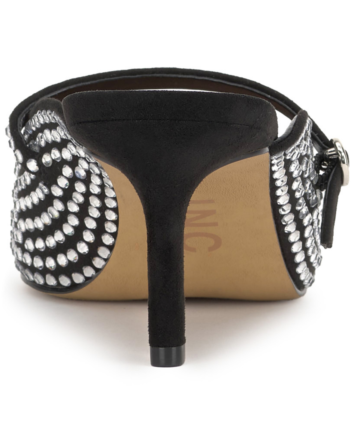 Inc International Concepts Women's Germana Heeled Mules, Macy's Exclusive In Black