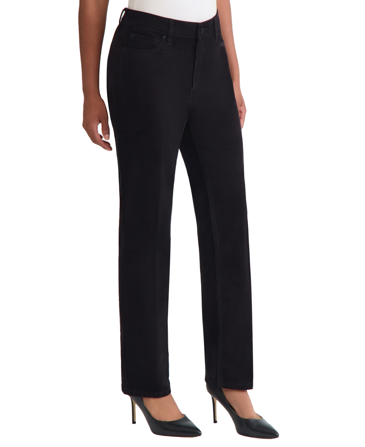 Jones New York Petite Ankle-length Lexington Jeans In Black