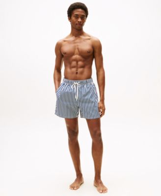 Men's Medium Length Drawstring 5" Swim Trunks