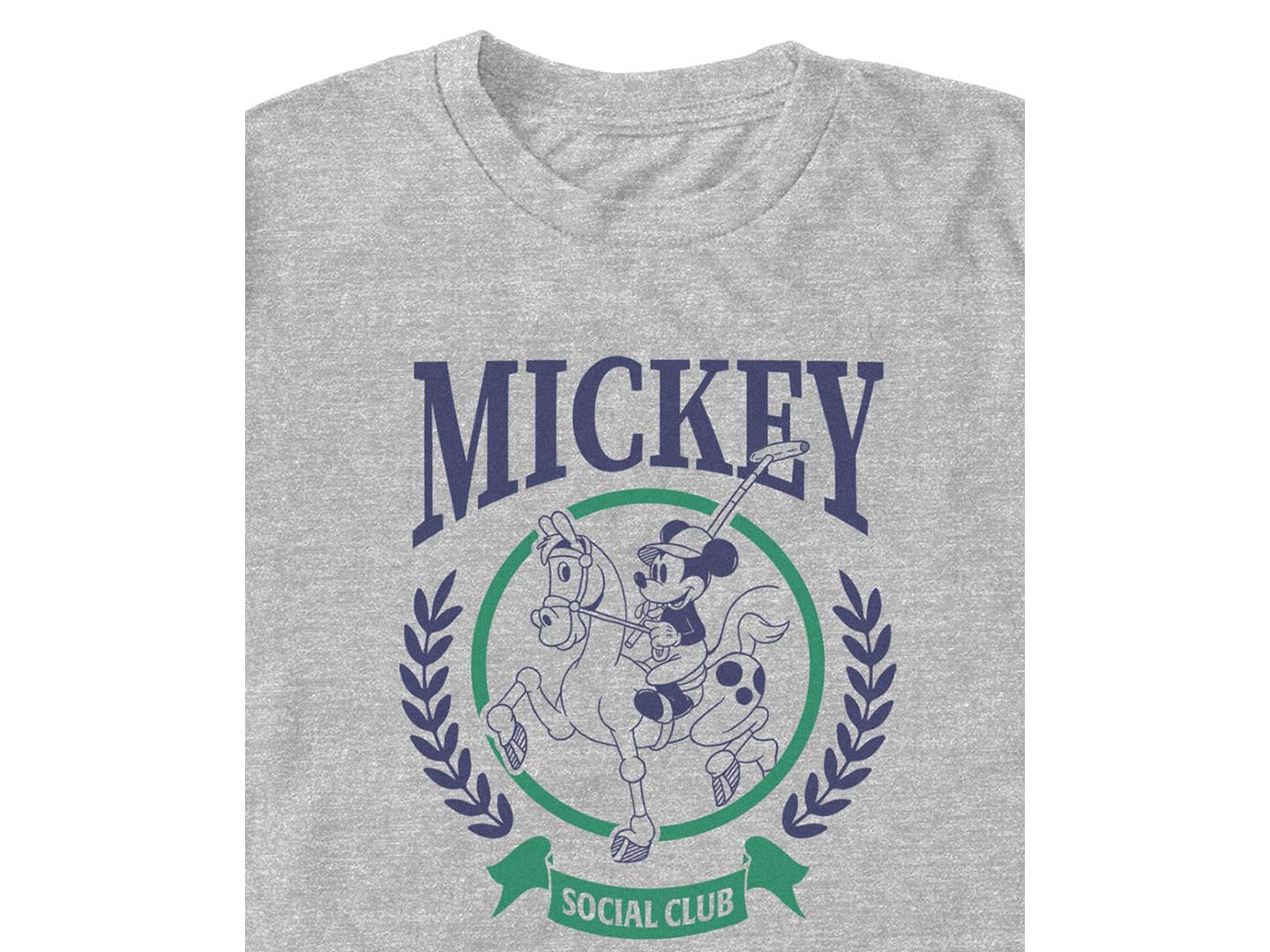 Мужская футболка Fifth Sun Mickey Classic Crewneck, цвет: Меланжевый — фото 3