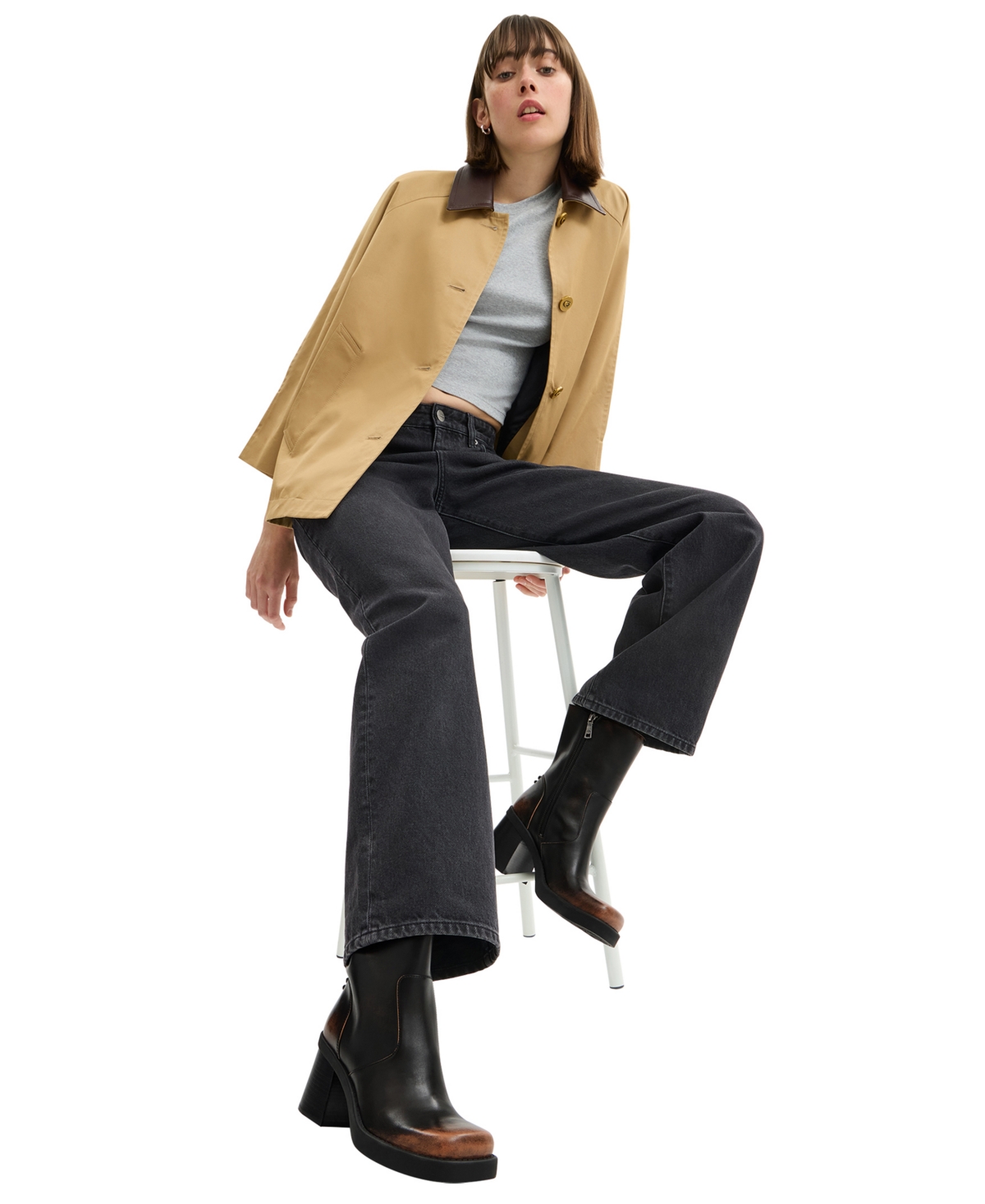 Coach Women's Sculpted C Loved Leather Booties