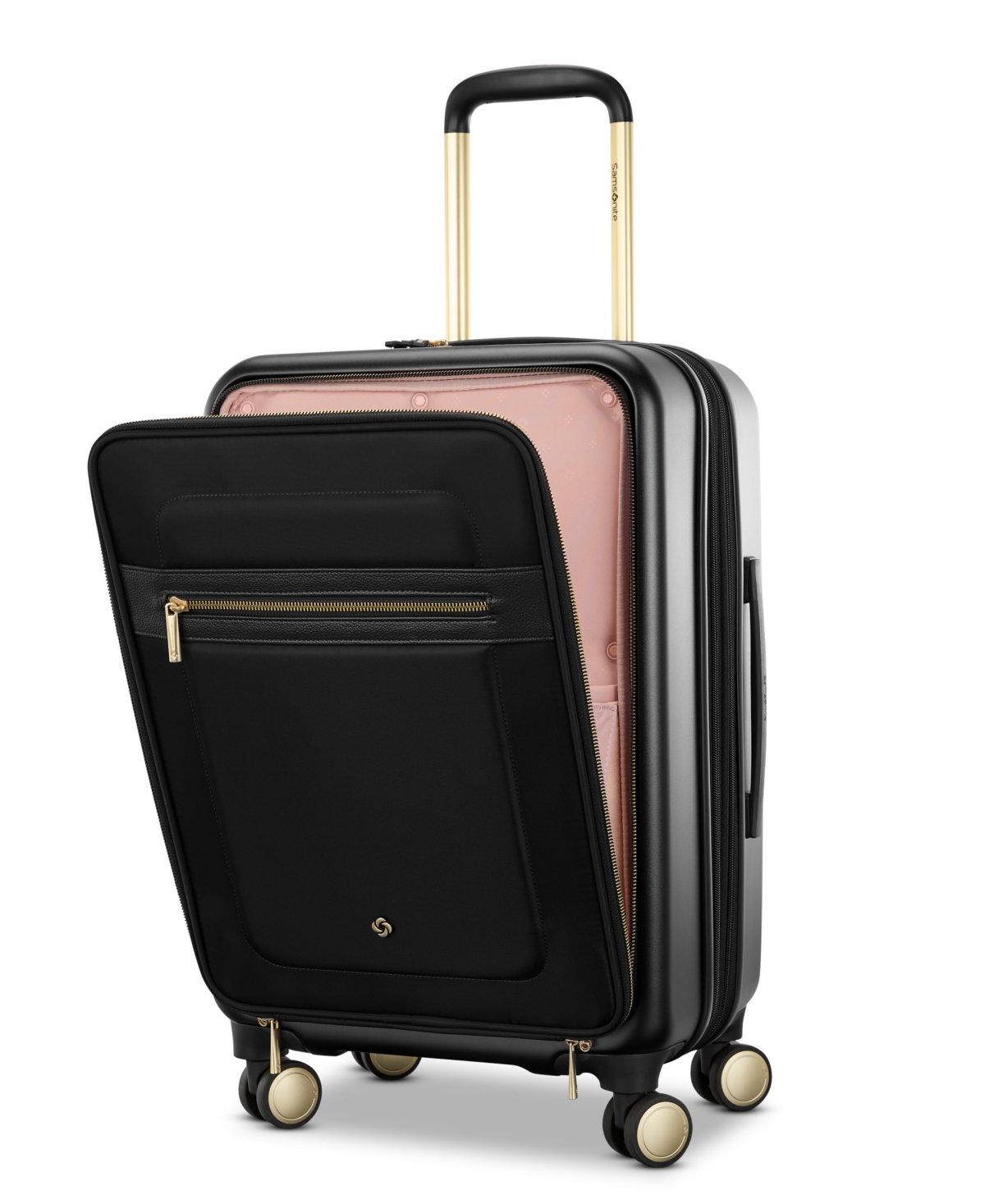 Samsonite Mobile Solution 2 Expandable 20" Carry-on Spinner Luggage In Black