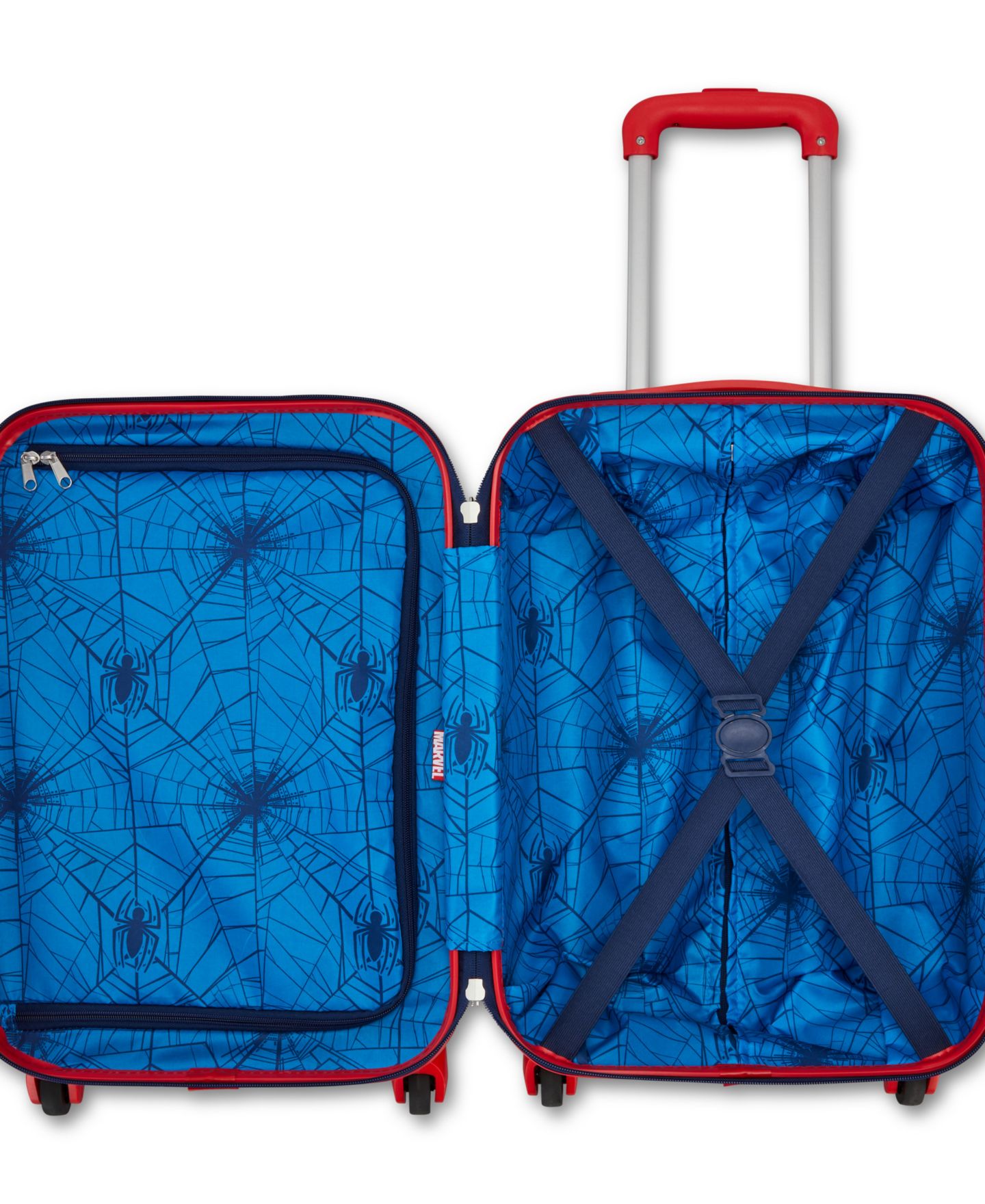 Чемодан American Tourister Spiderman 18" Hardside Carry-On Spinner Luggage, цвет: Разноцветный — фото 6