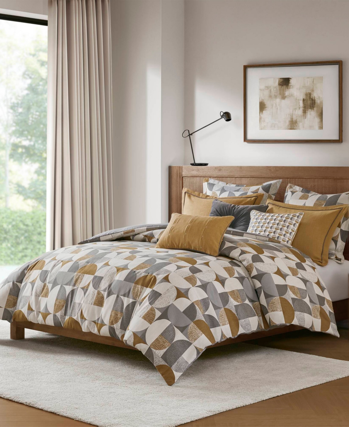 Madison Park Signature Cirque Jacquard Oversized Duvet Style 9-pc. Comforter Set, King In Multi