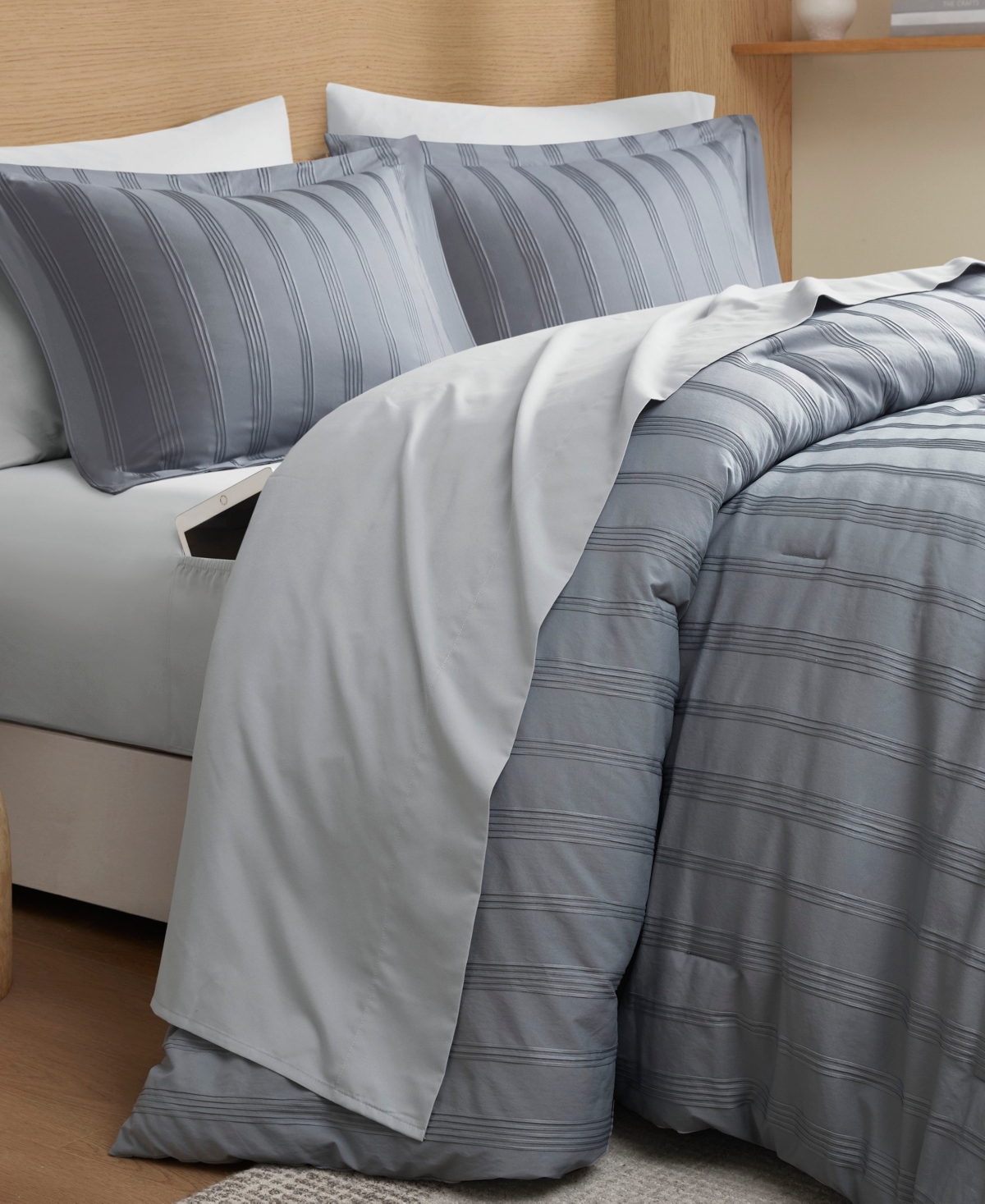 510 Design Logan Woven Striped 7-pc. Comforter Set, Queen In Multi