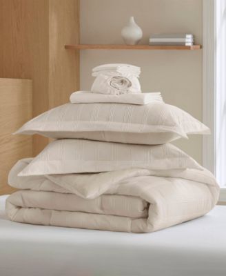 Logan Woven Striped 7-Pc. Comforter Set, Queen