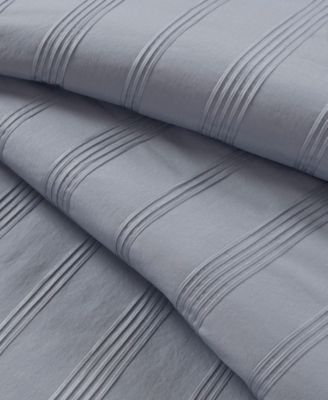 Logan Woven Striped 3-Pc. Duvet Cover Set, California King