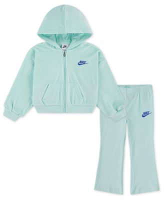 Toddler Girls' 2T-4T Zip-Up Hoodie and Flared Leggings, 2-Piece Set
