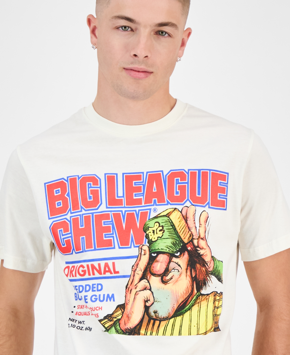 Smileyworld Men's Original Big League Chew Graphic Short-sleeve T-shirt In Multi