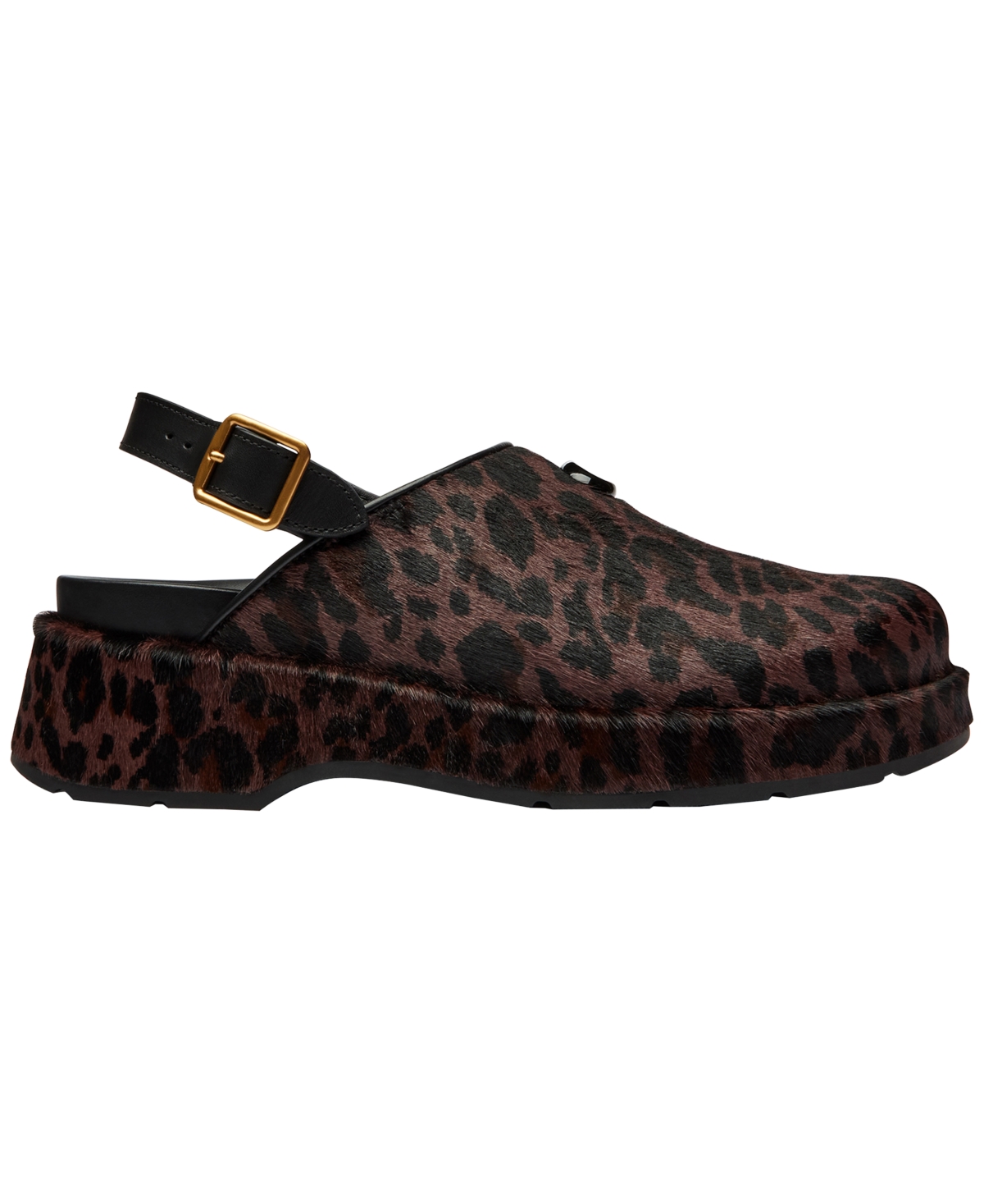 Coach Women's Sculpted C Round Toe Platform Clogs