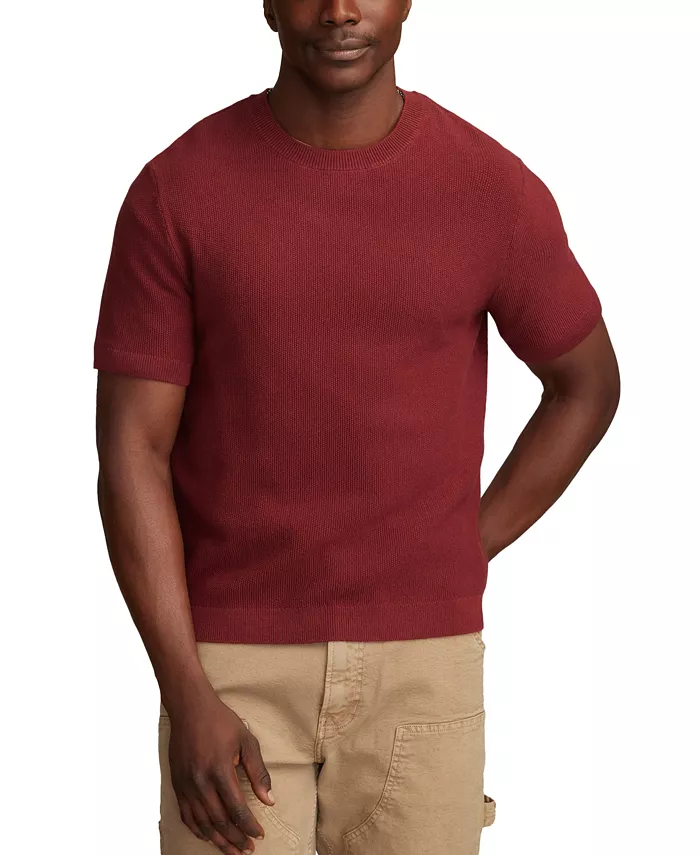 Men's Short Sleeve Crewneck Sweater - thumbnail 3