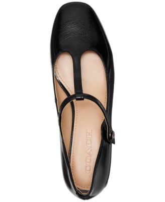 Women's Angelina T-Strap Mary Janes Round Toe Pumps