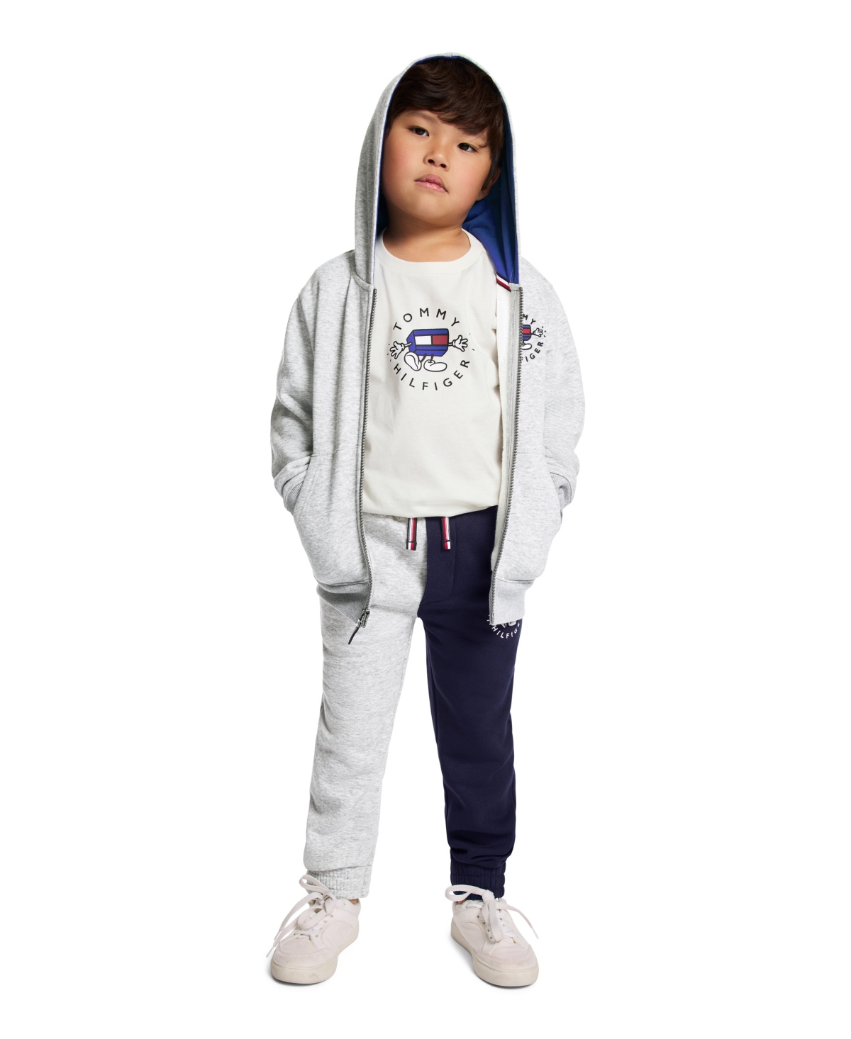 Tommy Hilfiger Toddler And Little Boys Crewneck T-shirt In White