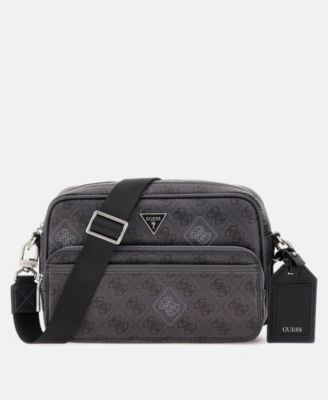 GUESS - Men's Milano Double Zip Medium Crossbody Bag