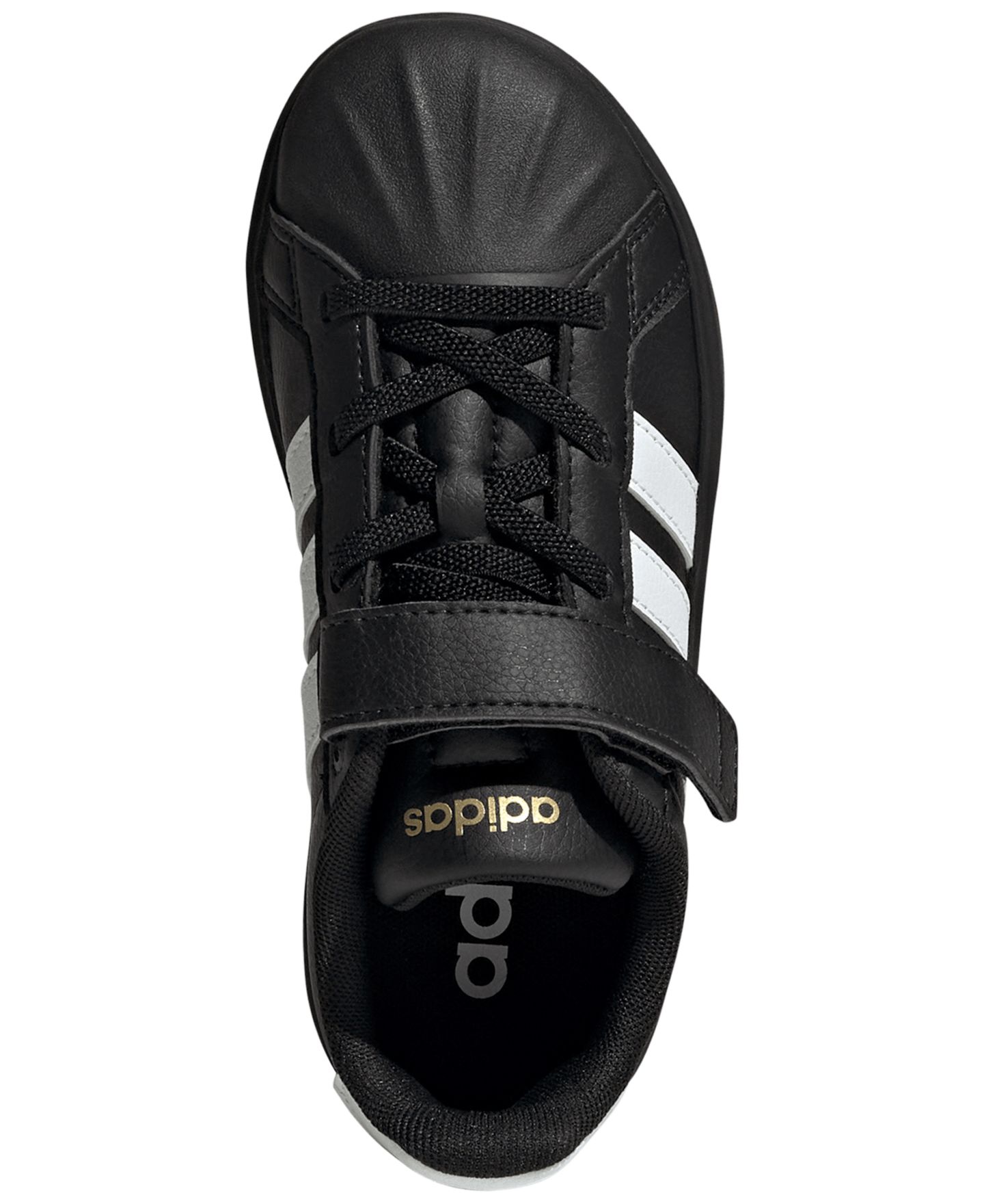 Кроссовки adidas Streettalk Elastic Lace Stay-Put Closure Casual Sneakers from Finish Line для мальчиков, цвет: Чёрный — фото 5