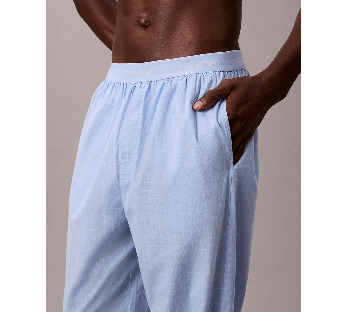 Calvin Klein Men's Elastic Waistband Pants