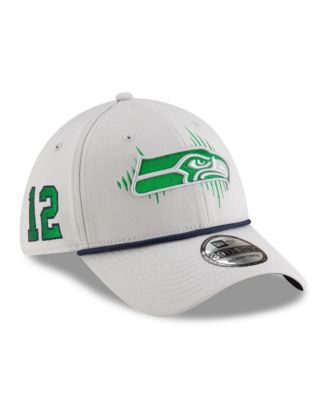 New Era - Men's Gray Seattle Seahawks 2025 NFL Rivalries Sideline 39THIRTY Flex Hat