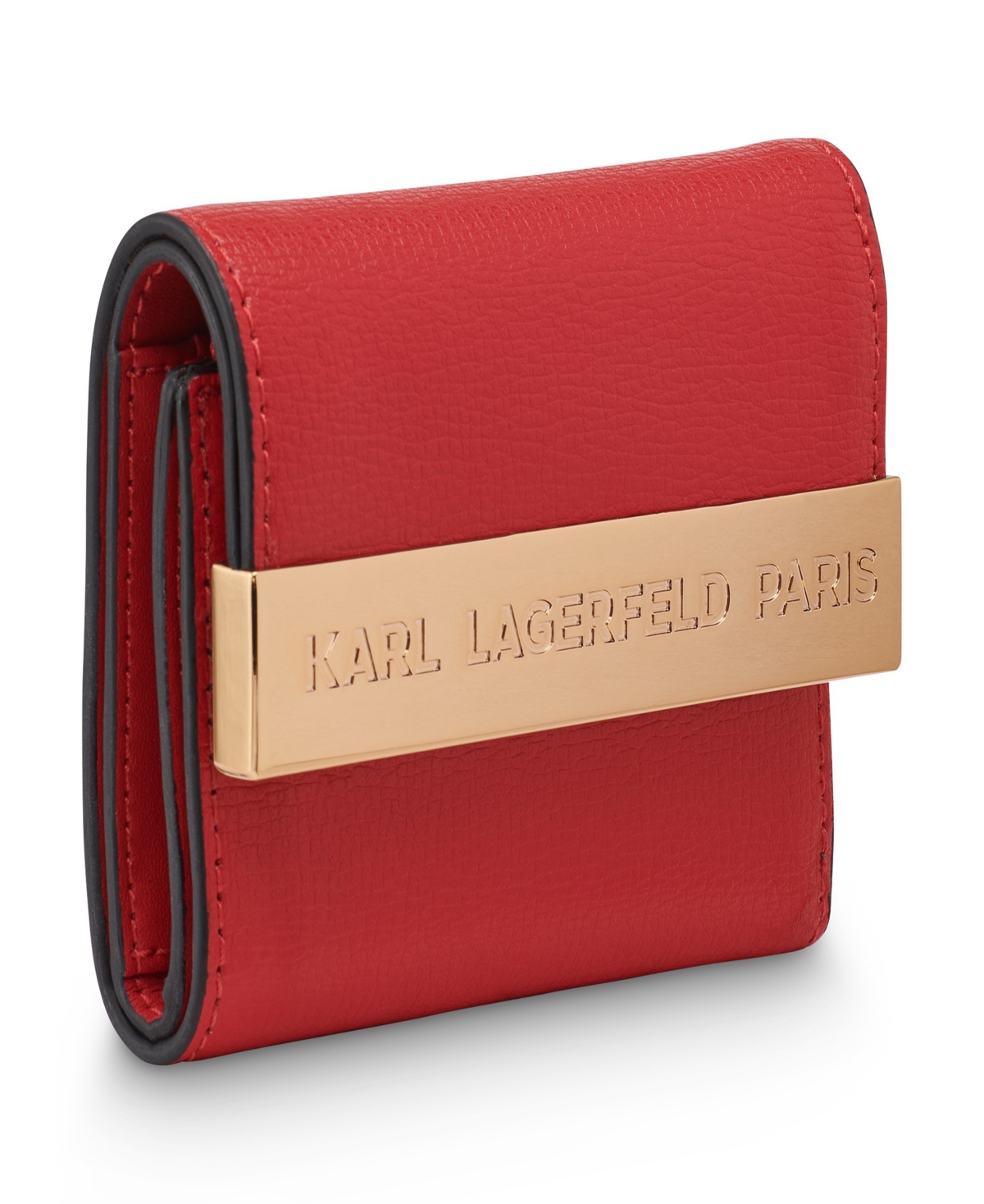Karl Lagerfeld Snap Wallet In Red