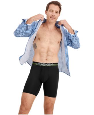 Men's Big & Tall 2-Pack Infinite Cool Long Leg Boxer Briefs
