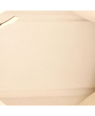 Pre-Owned Hermes Kelly 28 Handbag Light Clemence with Gold Hardware