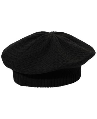 Basket Knit Beret Hat