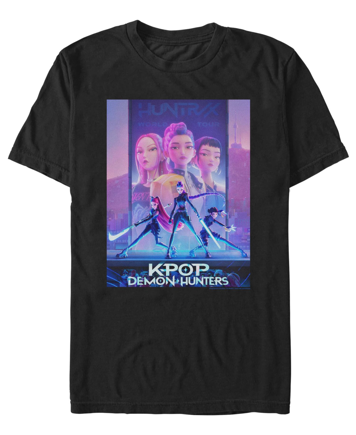Men's K-Pop Demon Hunters Poster T-Shirt