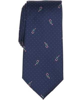Club Room - Men's Holiday Candy Cane Tie