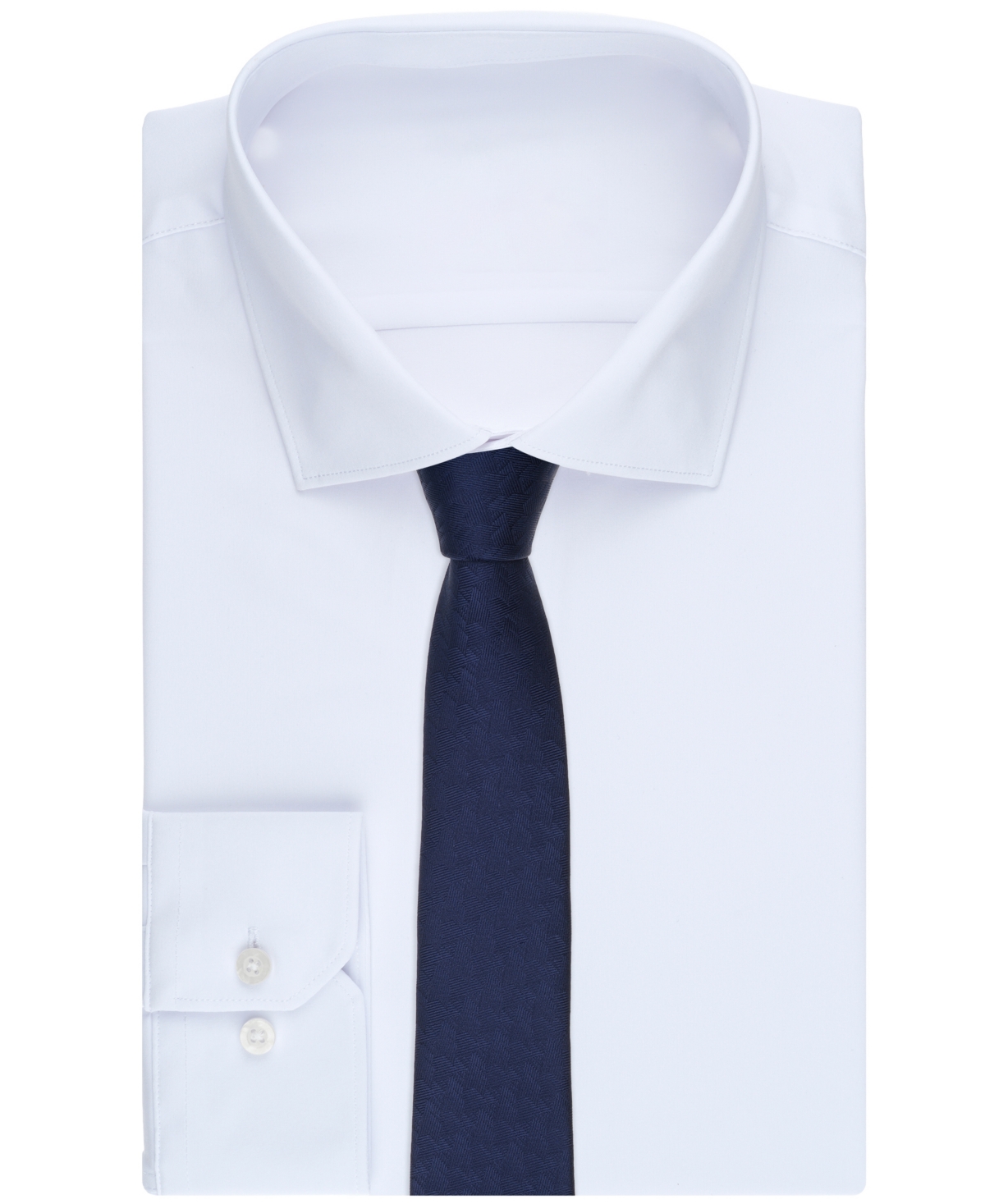 Alfani Men's Meteo Geo Solid Tie, Macy's Exclusive