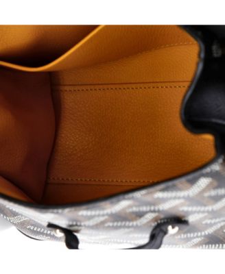 Mini Saigon Top Handle Bag Coated Canvas with Leather