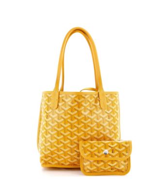 Mini Anjou Reversible Tote Coated Canvas