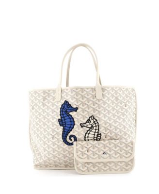 PM Anjou Reversible Tote Embroidered Coated Canvas