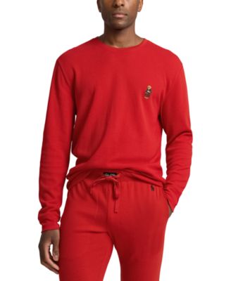 Men's 2-Piece Thermal Bear Shirt and Pajama Joggers Set