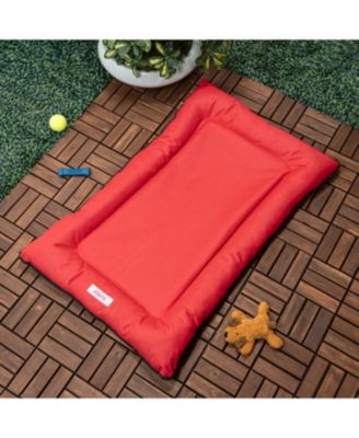 Archie Traditional Oxford Waterproof Indoor/Outdoor Hand-Washable Memory Foam Camping Pet Bed