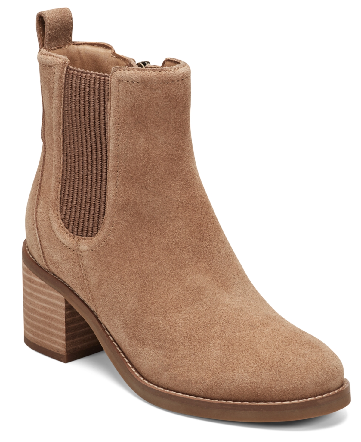 Earth Women's Cassi Block Heel Booties In Brown