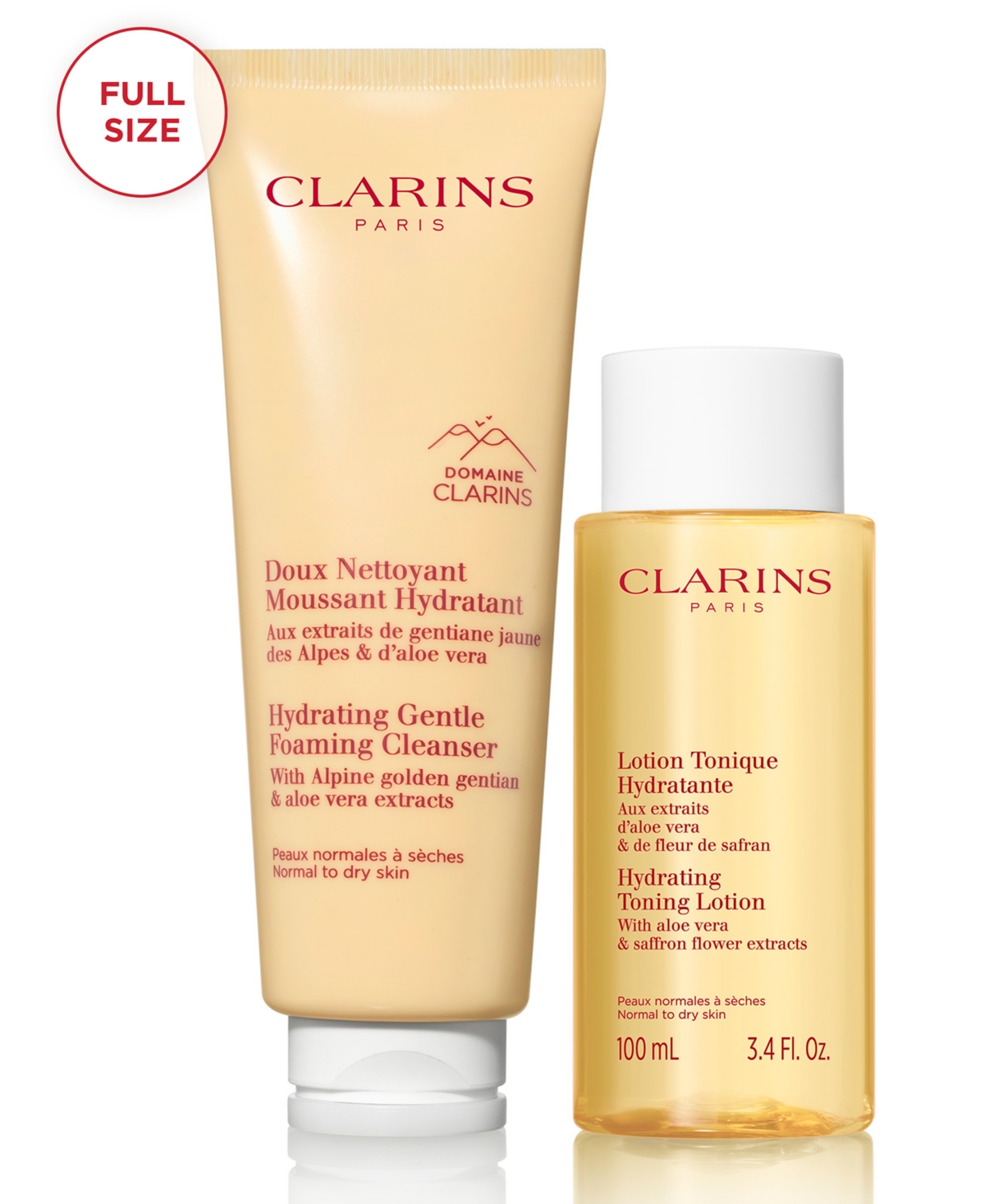 Clarins 2-pc. Hydrating Cleansing Skincare Set In Transparent