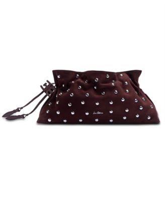 Sam Edelman - Poppy Oversized Leather Drawstring Clutch