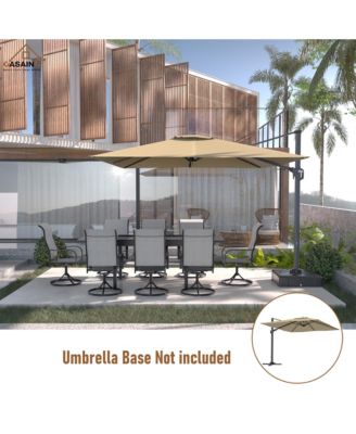 11 FT Square Cantilever Patio Umbrella