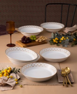 Eternal Palace 4-Pc. Coupe Dinner Bowl Set, Service For 4