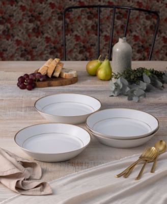 Heritage Set of 4 Coupe Dinner Bowls, 9-3/4", 43 oz.
