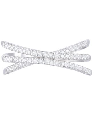 Diamond Ring (1/2 ct. t.w.) in Sterling Silver