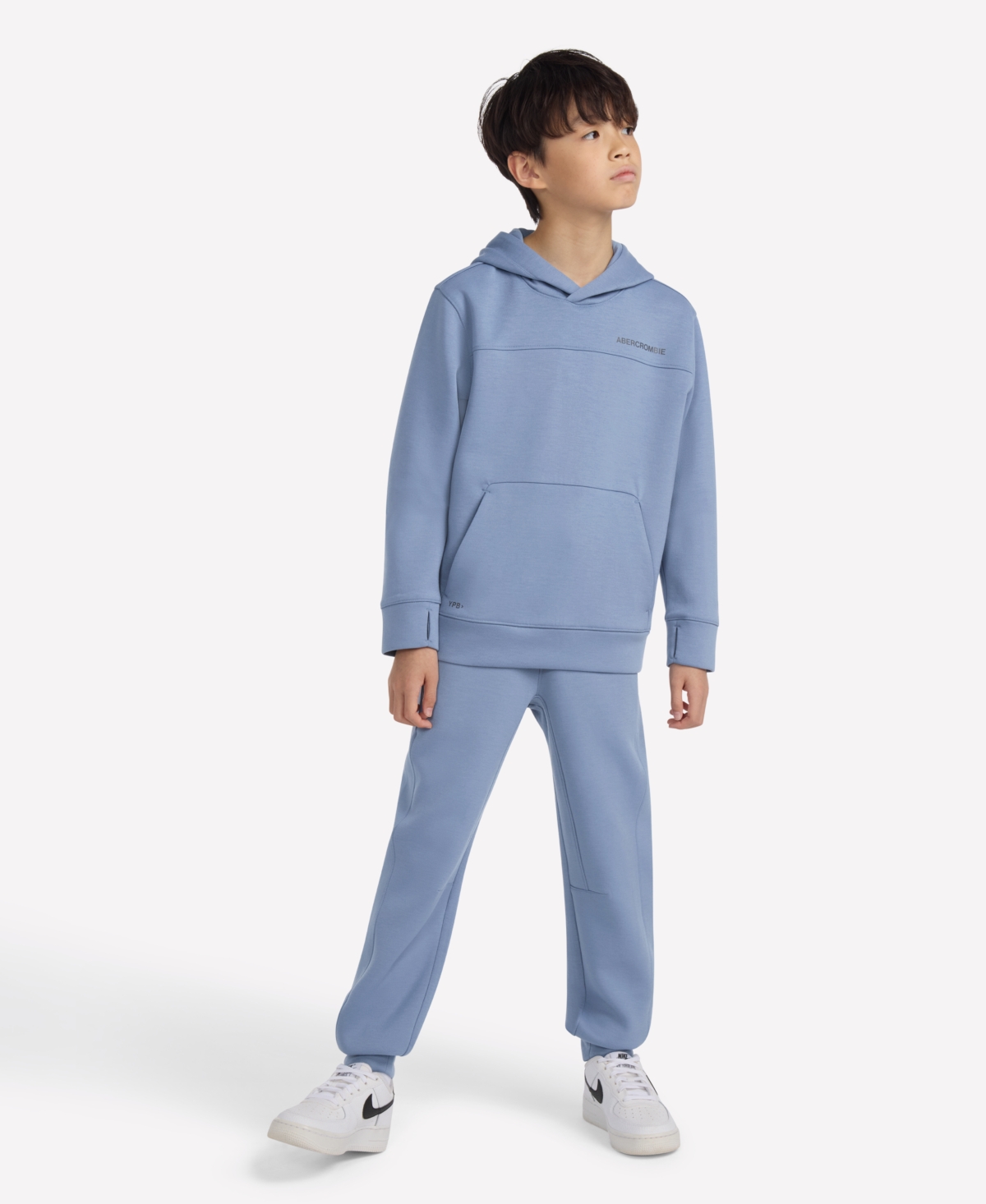 Abercrombie Boys 5-18 Elastic Waist Slim Joggers In Blue