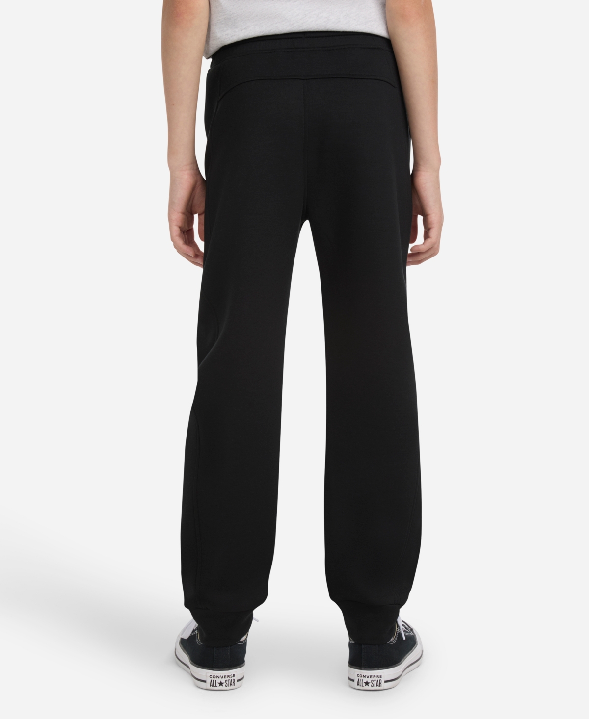 Abercrombie Boys 5-18 Elastic Waist Slim Joggers In Black