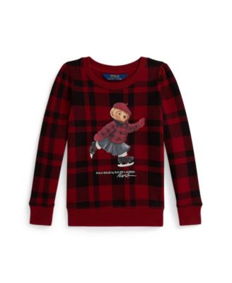 Polo Ralph Lauren - Girls 2T-6X Long-Sleeve Plaid Sweatshirt
